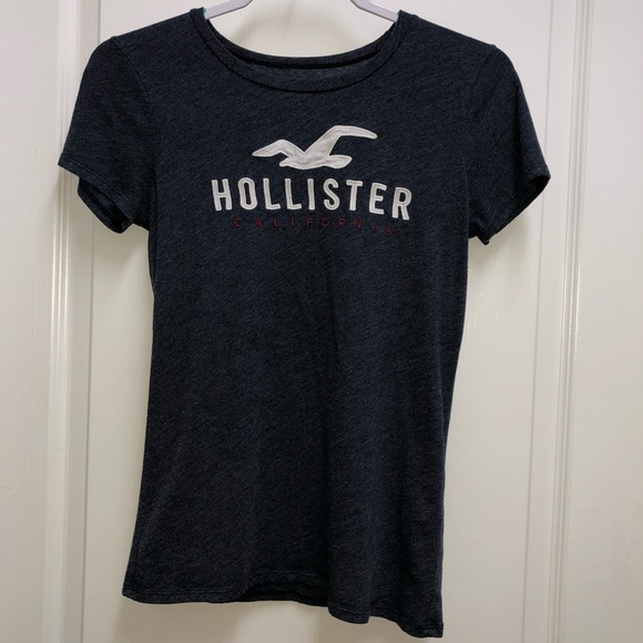 Hollister Tops - $3 SALE 💜 Hollister California Navy Blue Shirt
